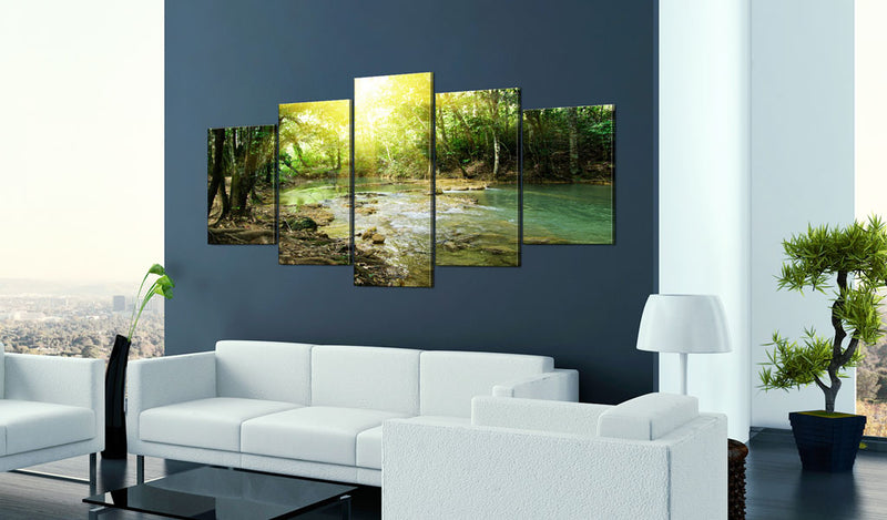 Quadro - Fiume Della Foresta 100X50Cm Erroi-2