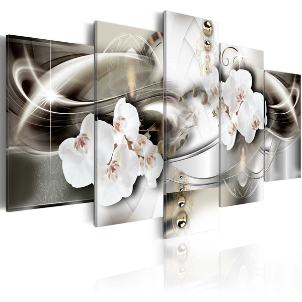 Rahmen - Orchideen unter goldenen Wellen 100x50cm Erroi online