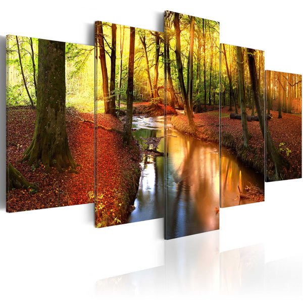 online Bild - Stiller Wald 100x50cm Erroi