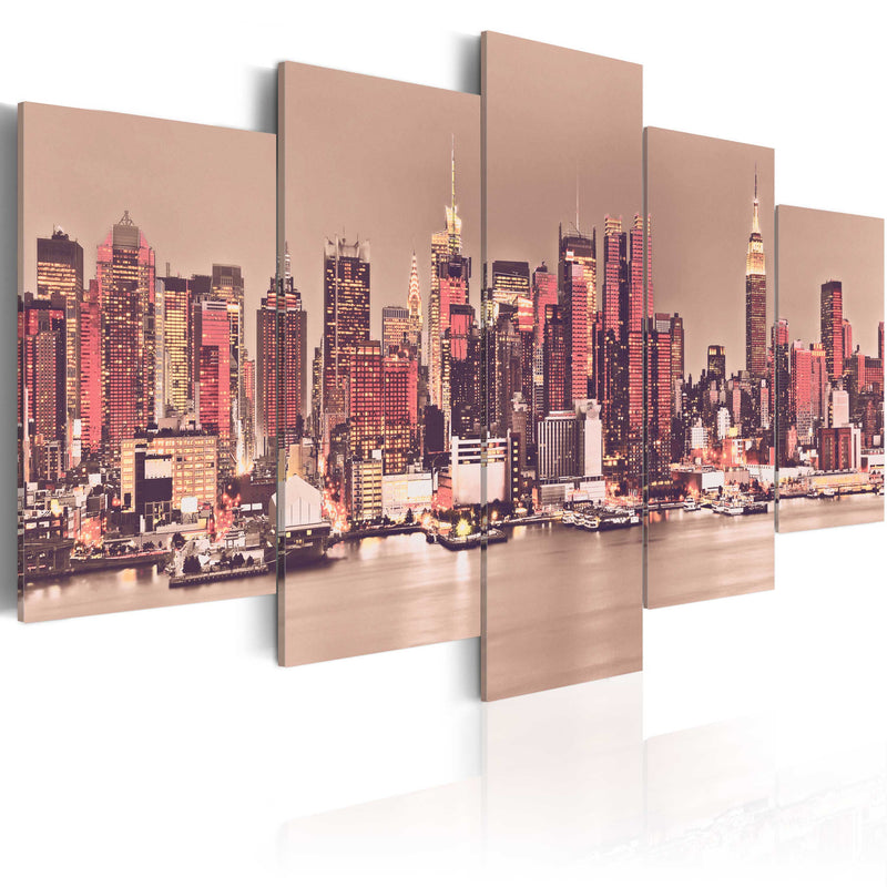 Quadro - Ny - The City That Never Sleeps 100X50Cm Erroi-1