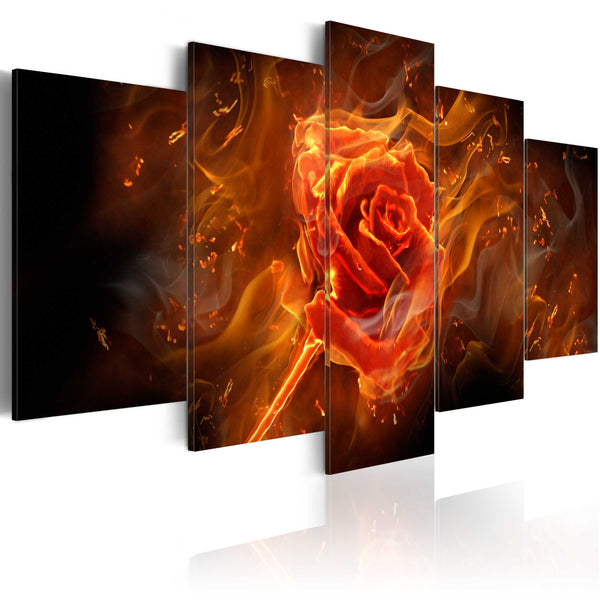 online Poster - Flammende Rose Erroi