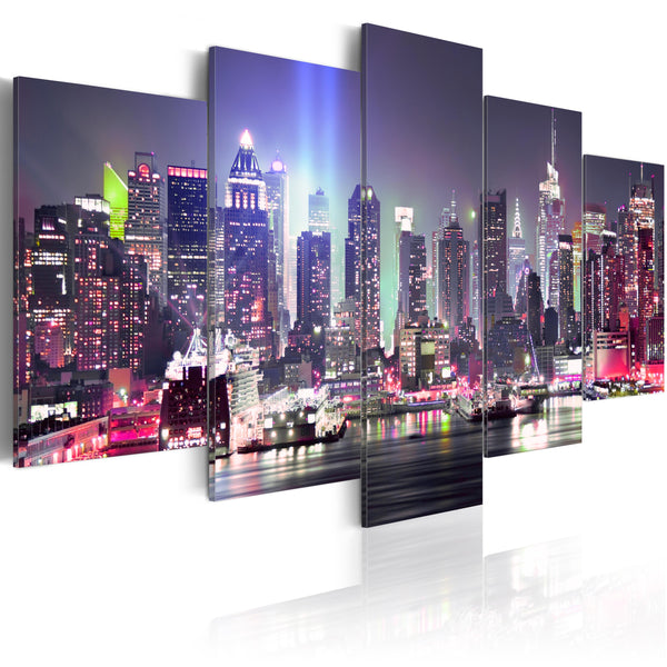 Plakat - Manhattan bei Nacht Erroi online