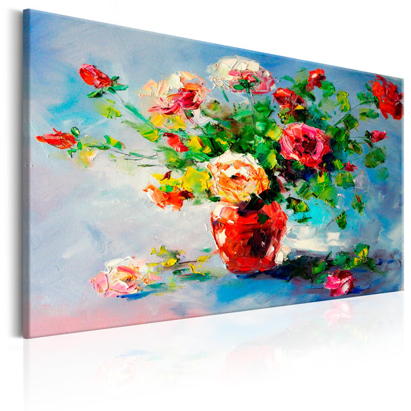 Gemaltes Bild - Schöne Rosen 60x40cm Erroi sconto