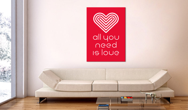 Quadro - All You Need Is Love 50X70Cm Erroi-2