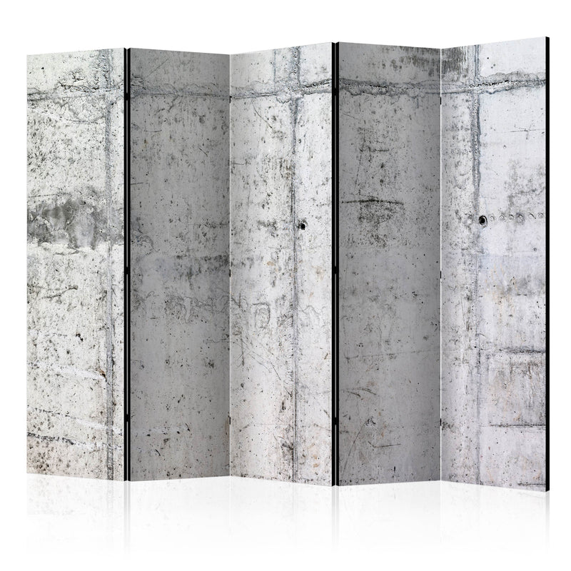 Paravento 5 Pannelli - Concrete Wall II 225x172cm Erroi-1