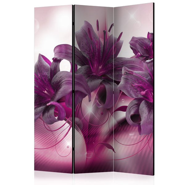 Raumteiler 3 Paneele - The Purple Flame 135x172cm Erroi prezzo