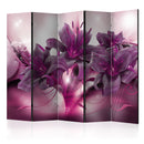 Paravento 5 Pannelli - The Purple Flame II 225x172cm Erroi-1