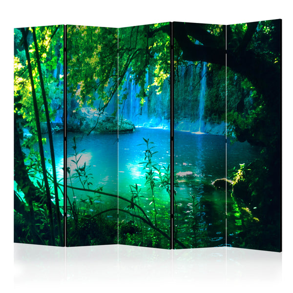 sconto Raumteiler 5 Paneele - Kursunlu Waterfalls II 225x172cm Erroi