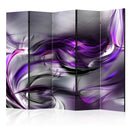 Paravento 5 Pannelli - Purple Swirls II 225x172cm Erroi-1