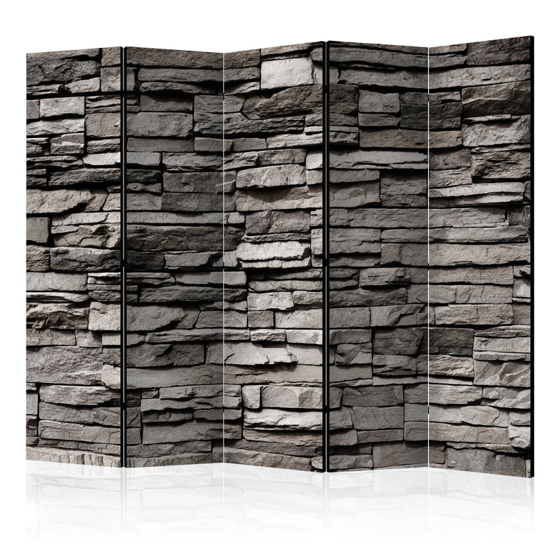 Paravento 5 Pannelli - Stony Facade II 225x172cm Erroi-1