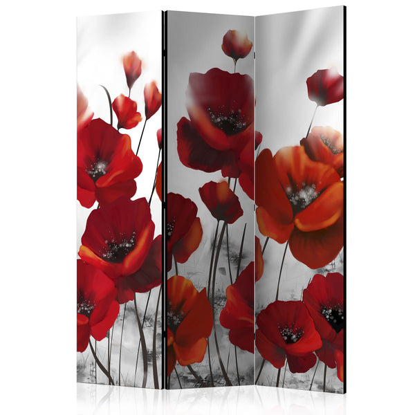 Paravent 3 Panels - Poppies In The Moonlight 135x172cm Erroi sconto