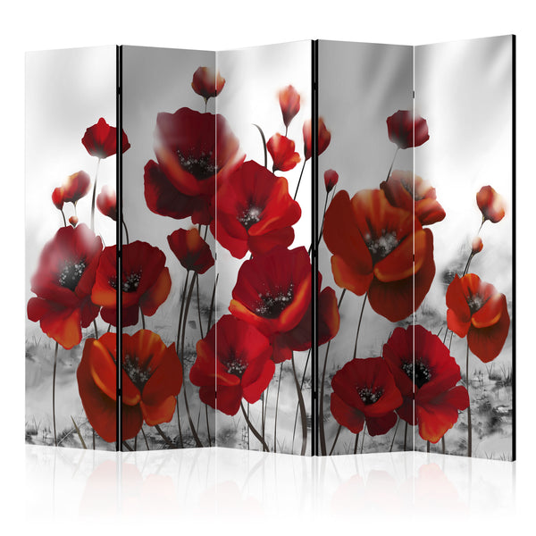 Raumteiler 5 Paneele - Poppies In The Moonlight II 225x172cm Erroi online