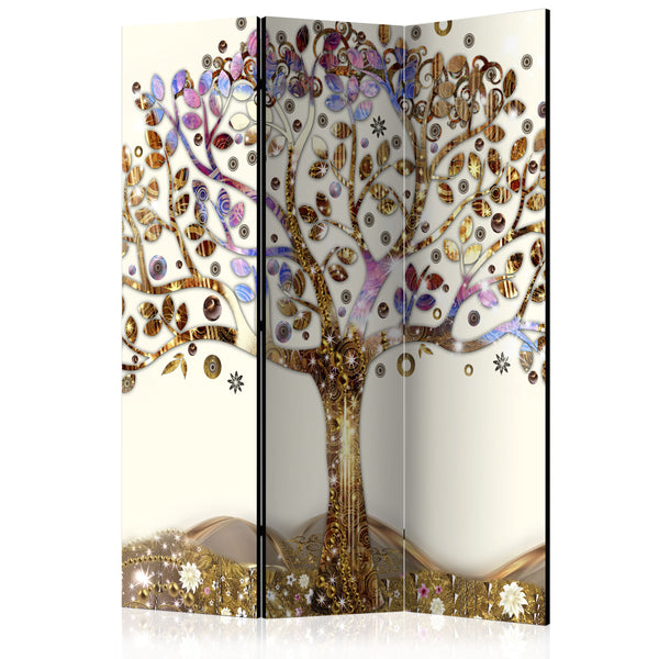 Paravent 3 Paneele - Goldener Baum 135x172cm Erroi sconto