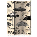 Paravento 3 Pannelli - Vintage Umbrellas 135x172cm Erroi-1