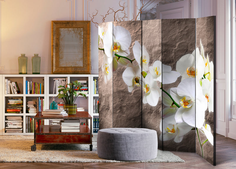 Paravento 5 Pannelli - Impeccability Of The Orchid II 225x172cm Erroi-2