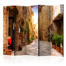 Paravento 5 Pannelli - Colourful Street in Tuscany II 225x172cm Erroi-1