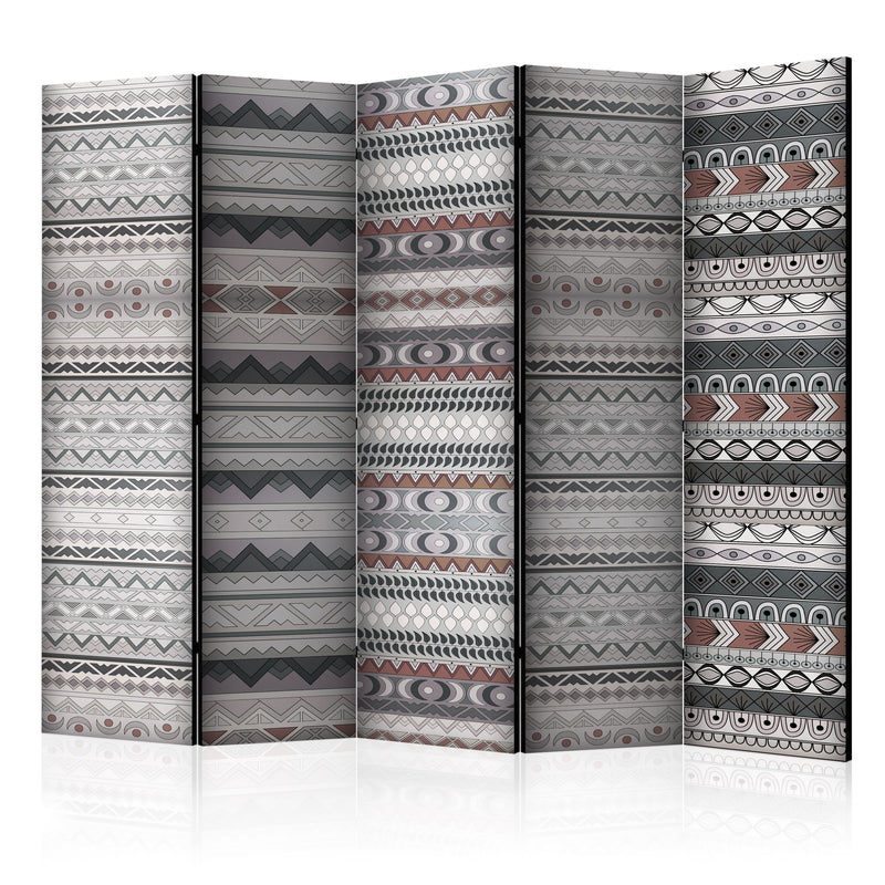 Paravento 5 Pannelli - Ethnic Design II 225x172cm Erroi-1