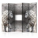 Paravento 5 Pannelli - Stone Lions II 225x172cm Erroi-1