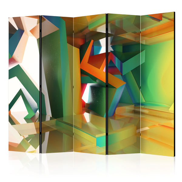 sconto Raumteiler 5 Paneele - Colorful Space II 225x172cm Erroi