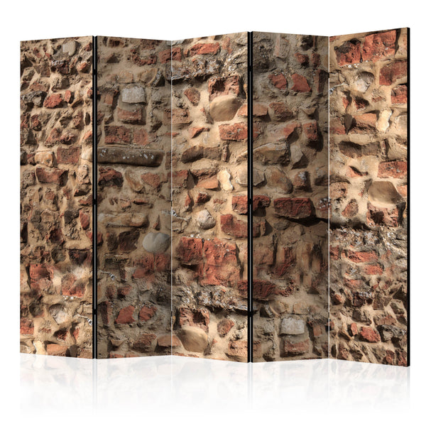 acquista Paravent 5 Panels - Ancient Wall II 225x172cm Erroi