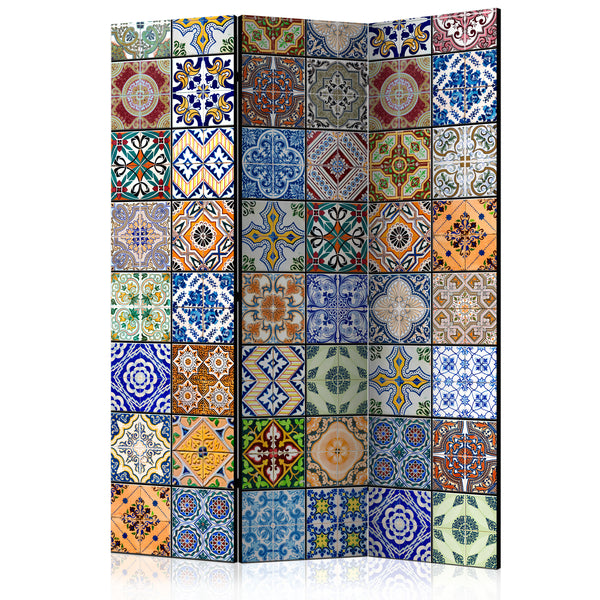 Paravent 3 Paneele - Farbiges Mosaik 135x172cm Erroi acquista