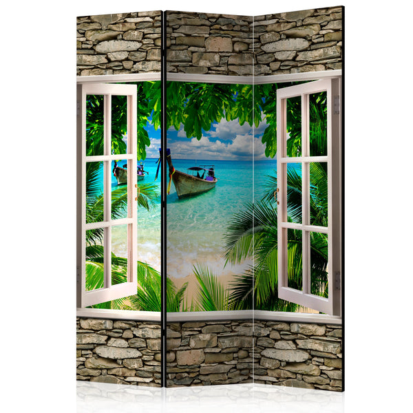 prezzo Paravent 3 Paneele - Tropical Beach 135x172cm Erroi