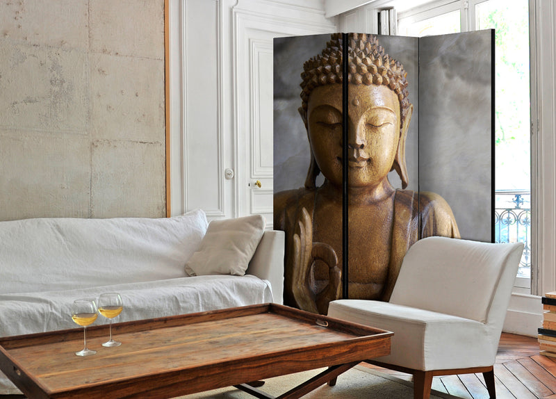 Paravento 3 Pannelli - Buddha 135x172cm Erroi-2