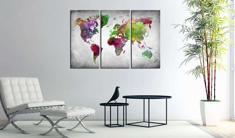 Quadro di Sughero - Diversity Of World [Cork Map] 120x80cm Erroi-2