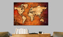 Quadro di Sughero - Amber World [Cork Map] 120x80cm Erroi-2