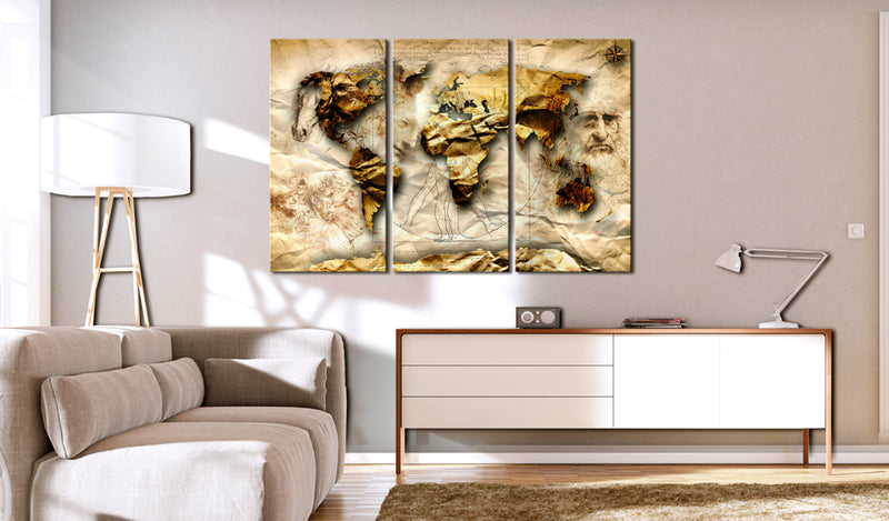 Quadro di Sughero - Anatomy Of The World [Cork Map] 120x80cm Erroi-2