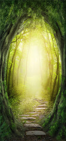 Carta da Parati Fotomurale per Porta - The Forest Of Fantasy 80x210 cm Erroi-2