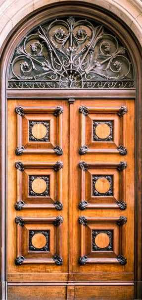 Carta da Parati Fotomurale per Porta - Antique Doors 100x210 cm Erroi-2