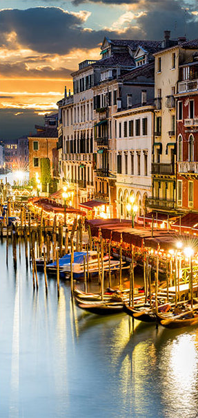 Carta da Parati Fotomurale per Porta - Venetian Harbour 100x210 cm Erroi-2