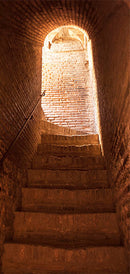 Carta da Parati Fotomurale per Porta - Secret Stairs 80x210 cm Erroi-2