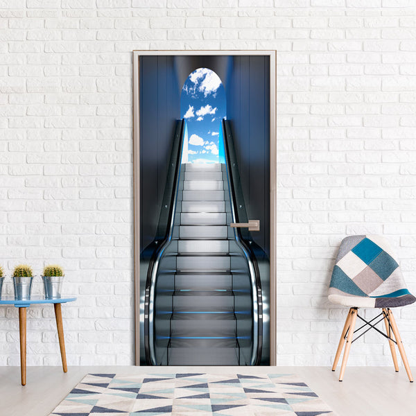 prezzo Fototapete Tür – Rolltreppe 100x210cm Erroi