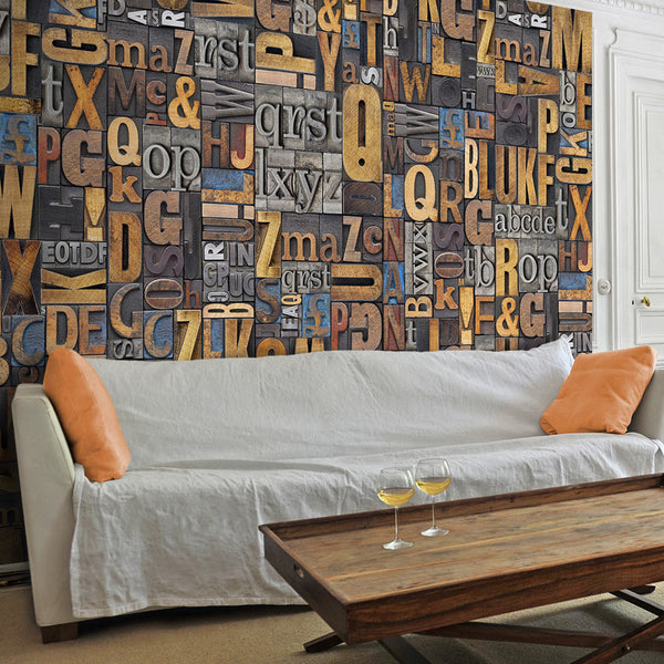 Fototapete - Verbal Puzzle Wallpaper Fehler acquista