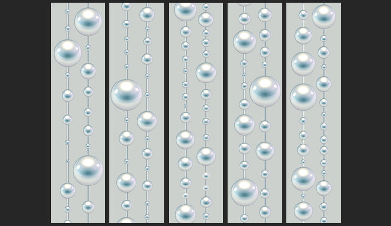 Fotomurale - Strings Of Snow Pearls 50X1000 cm Carta da Parato Erroi-2