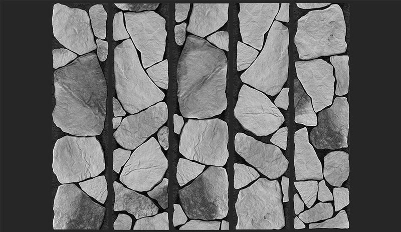 Fotomurale - Grigio Delle Rocce 50X1000 cm Carta da Parato Erroi-2