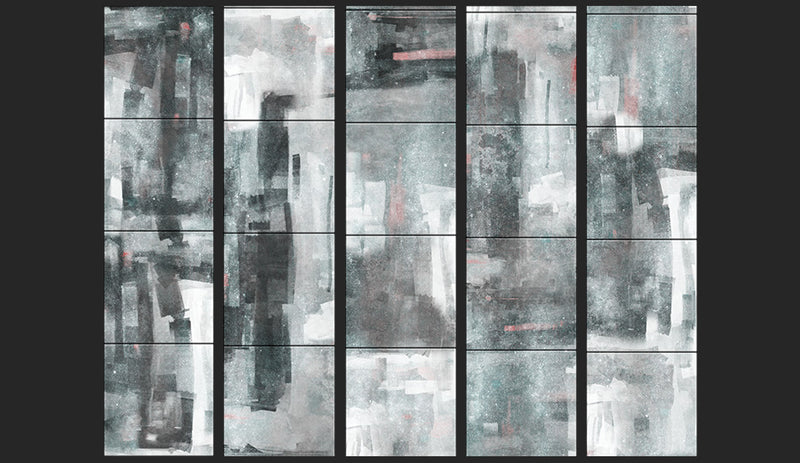 Fotomurale - City Shrouded in Rain 50X1000 cm Carta da Parato Erroi-2