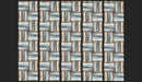 Fotomurale - Wooden Weave Of Colors 50X1000 cm Carta da Parato Erroi-2