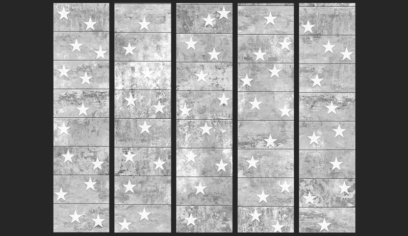 Fotomurale - Stelle su Calcestruzzo 50X1000 cm Carta da Parato Erroi-2