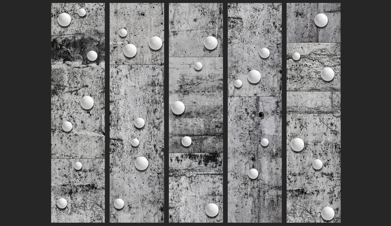 Fotomurale - Pearls On Concrete 50X1000 cm Carta da Parato Erroi-2