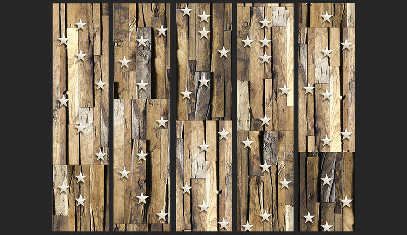 Fotomurale - Wooden Constellation 50X1000 cm Carta da Parato Erroi-2