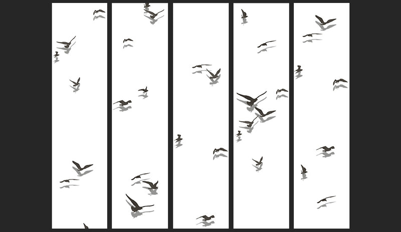 Fotomurale - Free Birds 50X1000 cm Carta da Parato Erroi-2