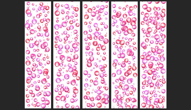 Fotomurale - Sweet Bubbles 50X1000 cm Carta da Parato Erroi-2