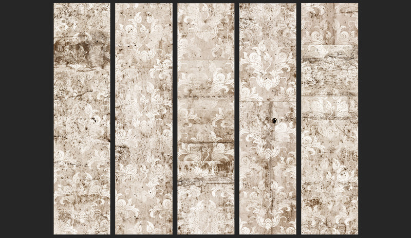 Fotomurale - Concrete - Baroque Motif 50X1000 cm Carta da Parato Erroi-2