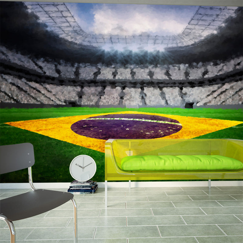 Fotomurale - Stadio Brasiliano 300X210 cm Carta da Parato Erroi-1