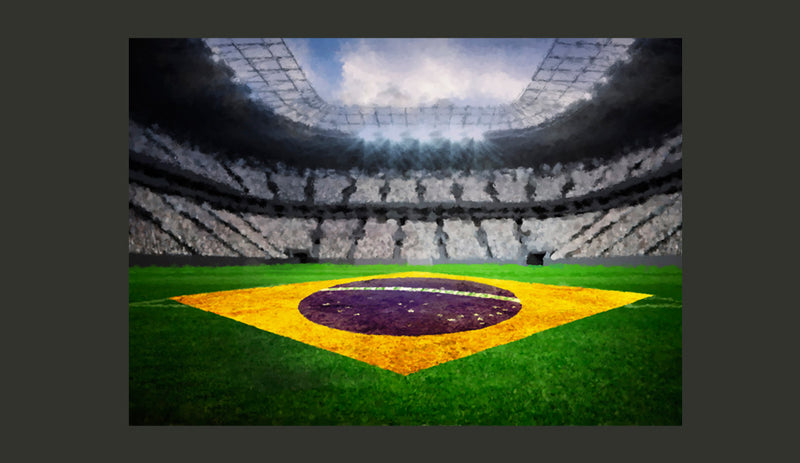 Fotomurale - Stadio Brasiliano 300X210 cm Carta da Parato Erroi-2