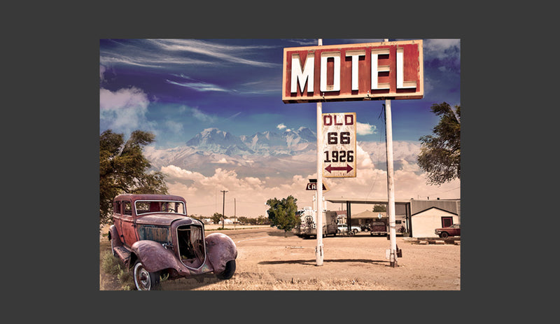 Fotomurale - Old Motel 300X210 cm Carta da Parato Erroi-2