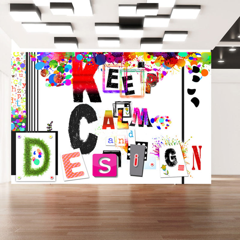 Fotomurale - Keep Calm And Design 300X210 cm Carta da Parato Erroi-1